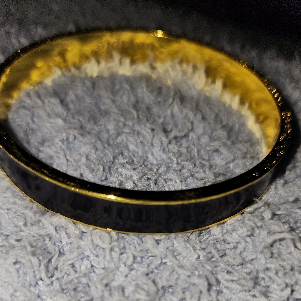 Mudpie Black And Gold Bangle 11$
